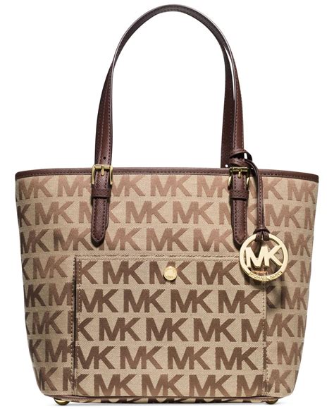 michael kors signature jet set item travel black|mk jet set travel tote.